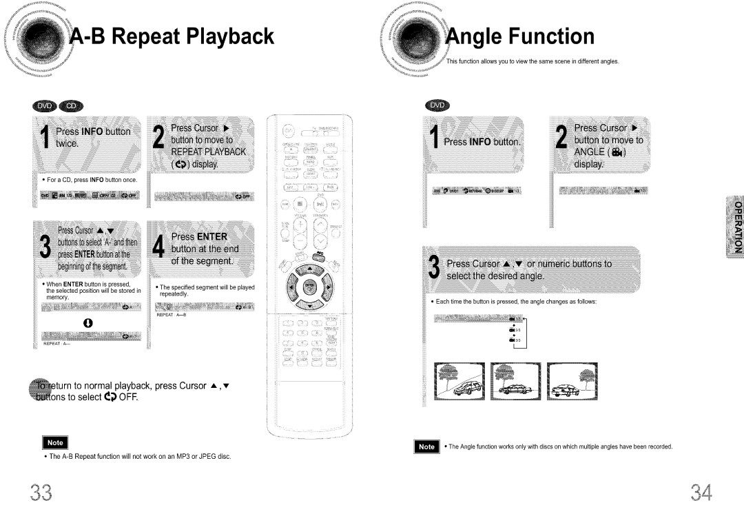 Samsung DS660T manual Rqpeat Playback, Gl Function 