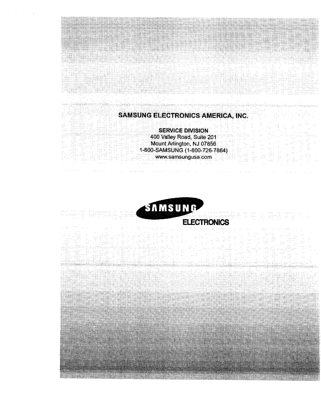 Samsung DS660T manual Service Division 