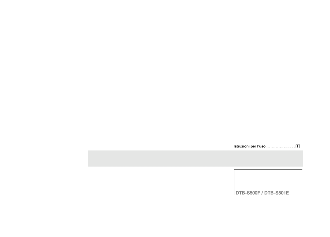 Samsung manual DTB-S500F / DTB-S501E 