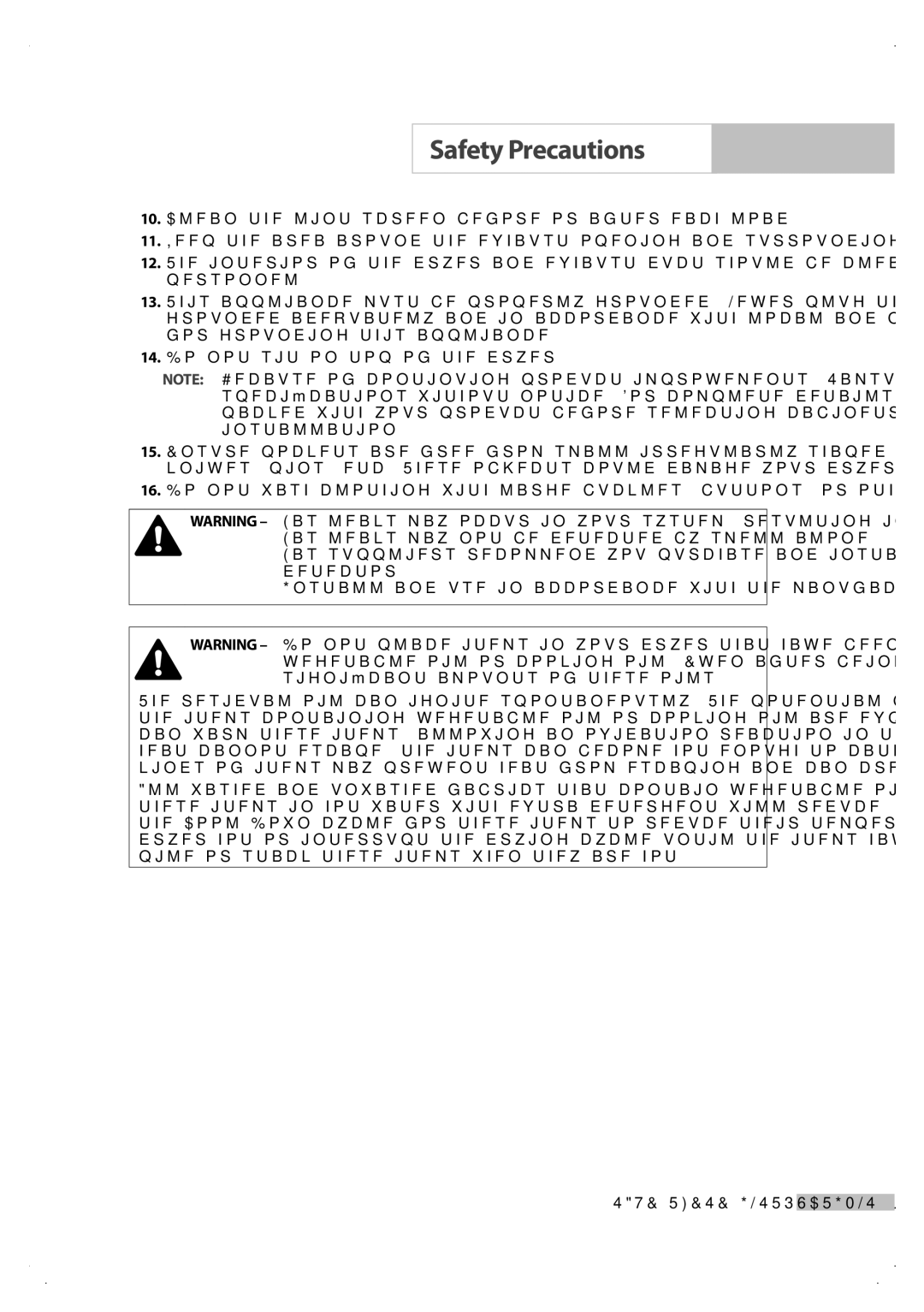 Samsung DV206LEW owner manual Safety Precautions 