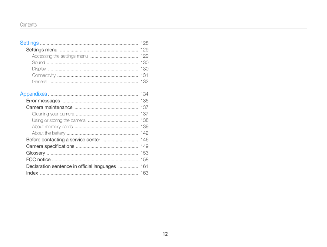 Samsung DV300 user manual 128 