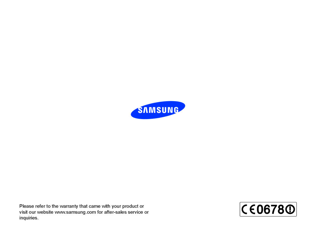 Samsung DV300 user manual 