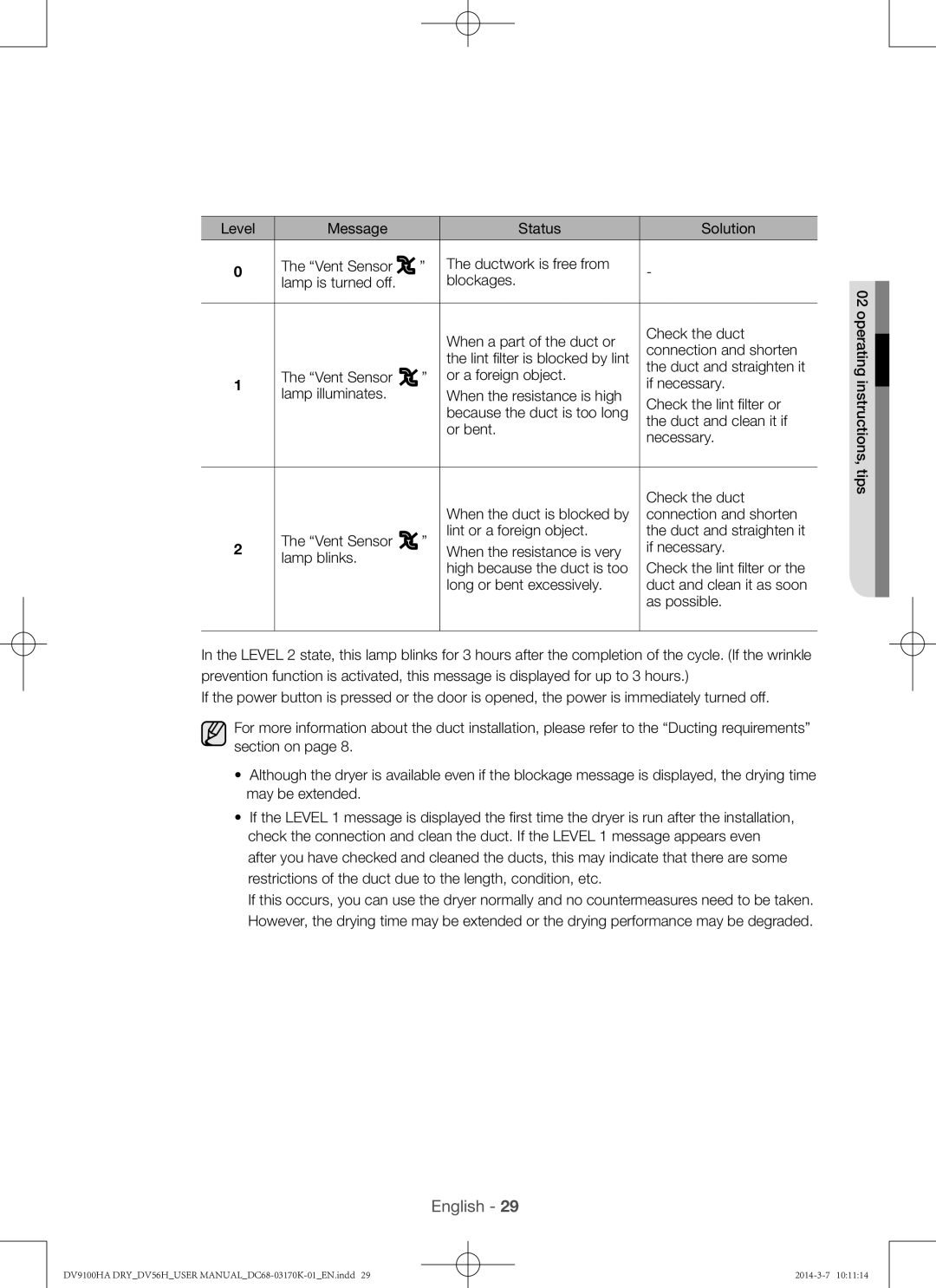 Samsung DV56H9100GG, DV56H9100EW, DV56H9100GW, DV56H9100EG user manual English 