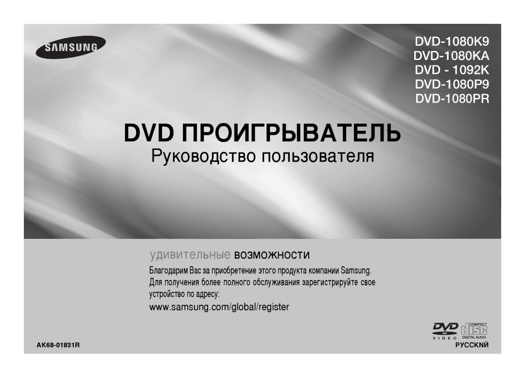 Samsung DVD-1092K/ELD, DVD-1080KA/XER manual DVD èPOàÉPõBATEãú 