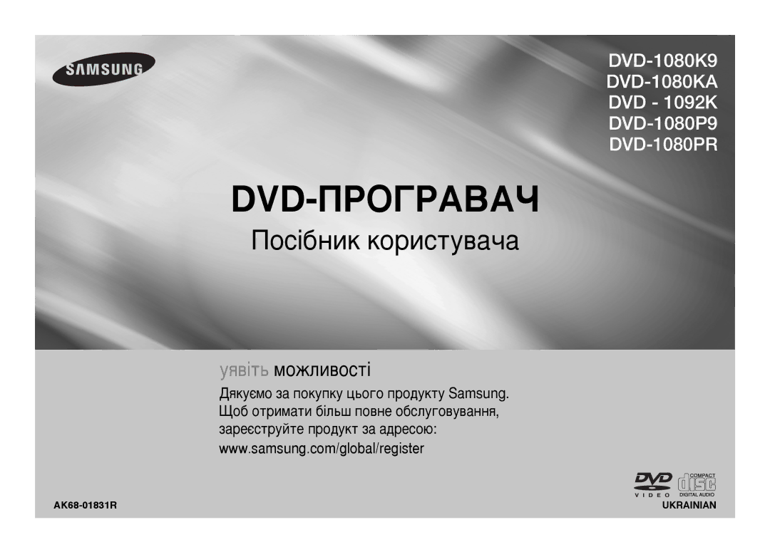 Samsung DVD-1092K/ELD, DVD-1080KA/XER manual DVD-èPOÉPABAó 