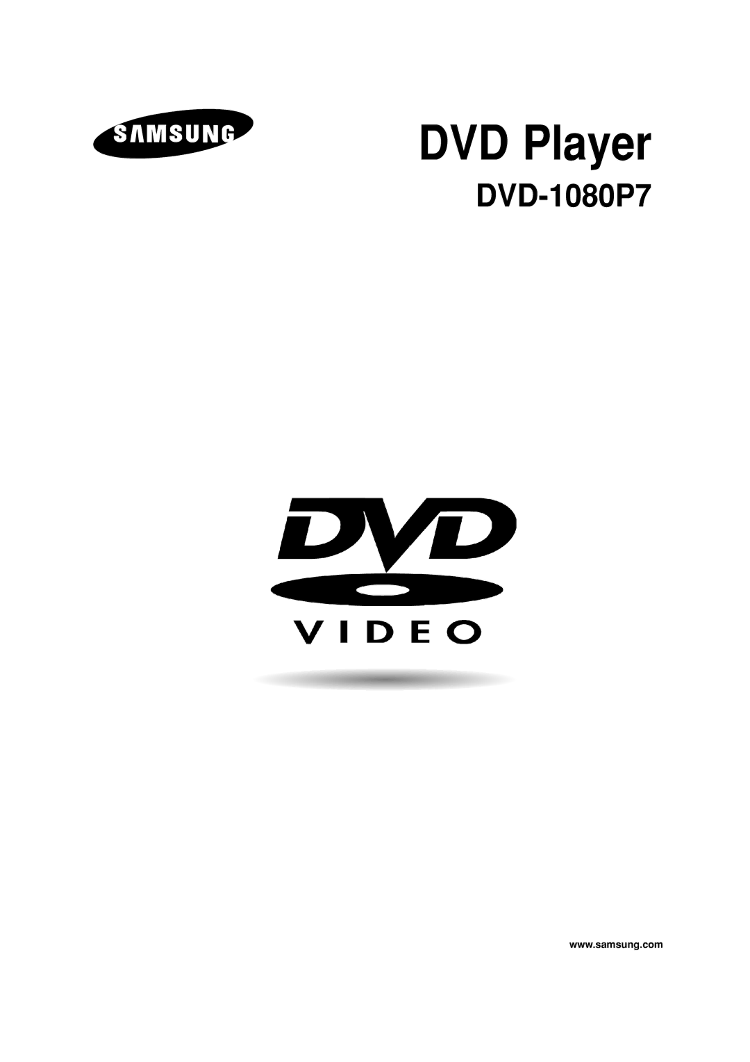 Samsung DVD-1080P7 manual DVD Player 
