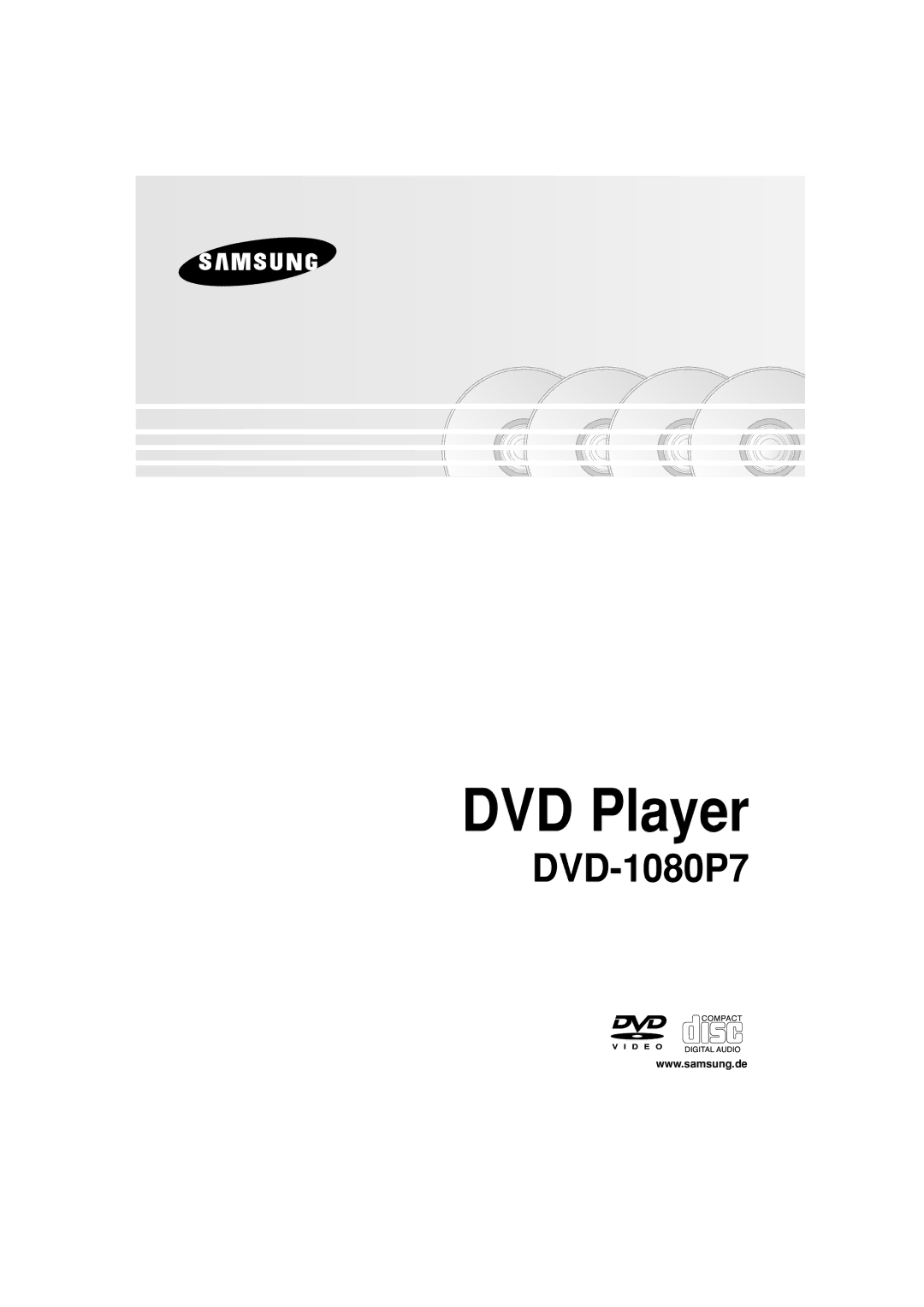 Samsung DVD-1080P7/XEG, DVD-1080P7/XSE, DVD-1080P7/AUS, DVD-1080P7/XEL manual DVD Player 