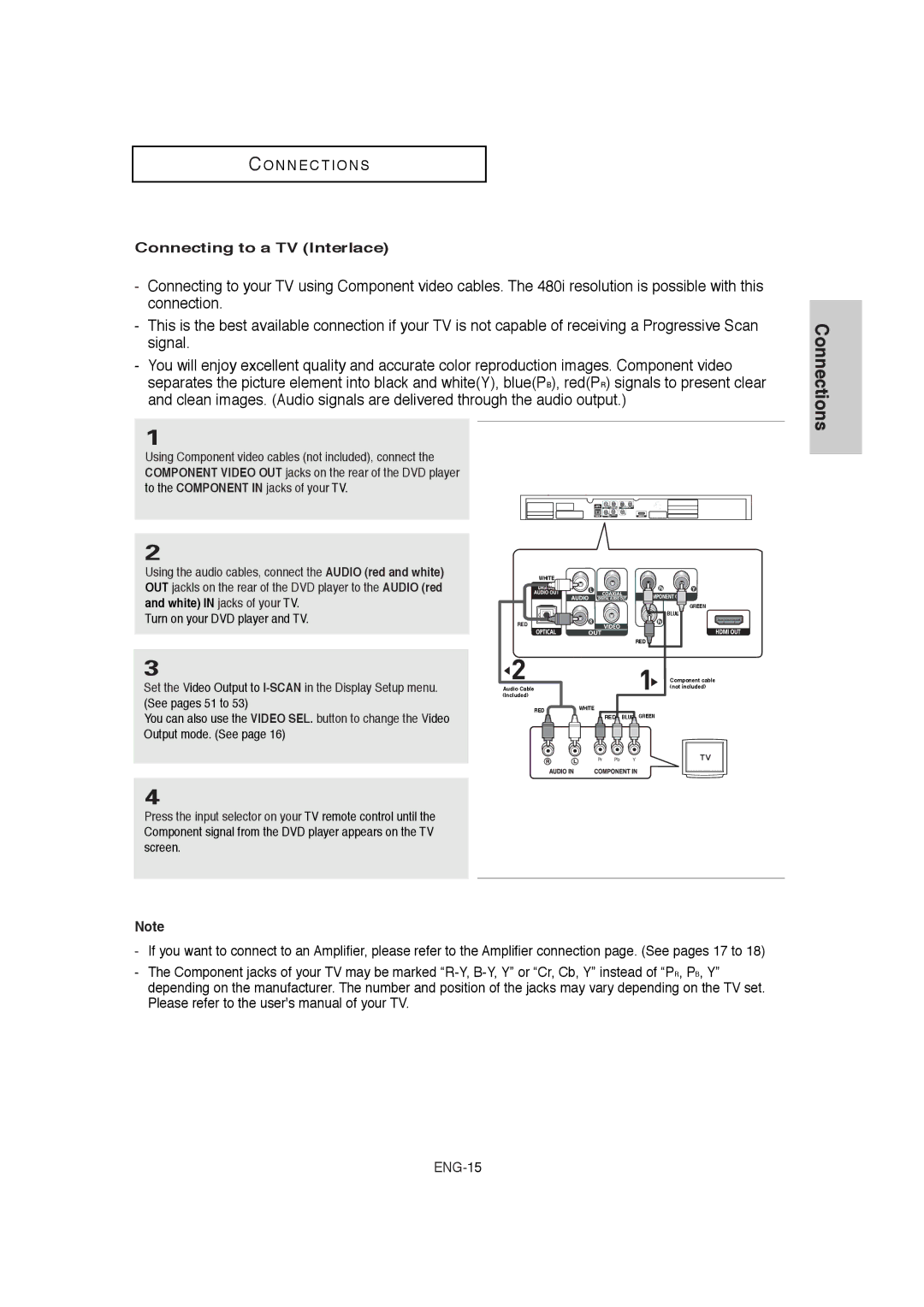 Samsung DVD-1080P8 manual See pages 51 to, You can also use the Video SEL. button to change the Video, Output mode. See 