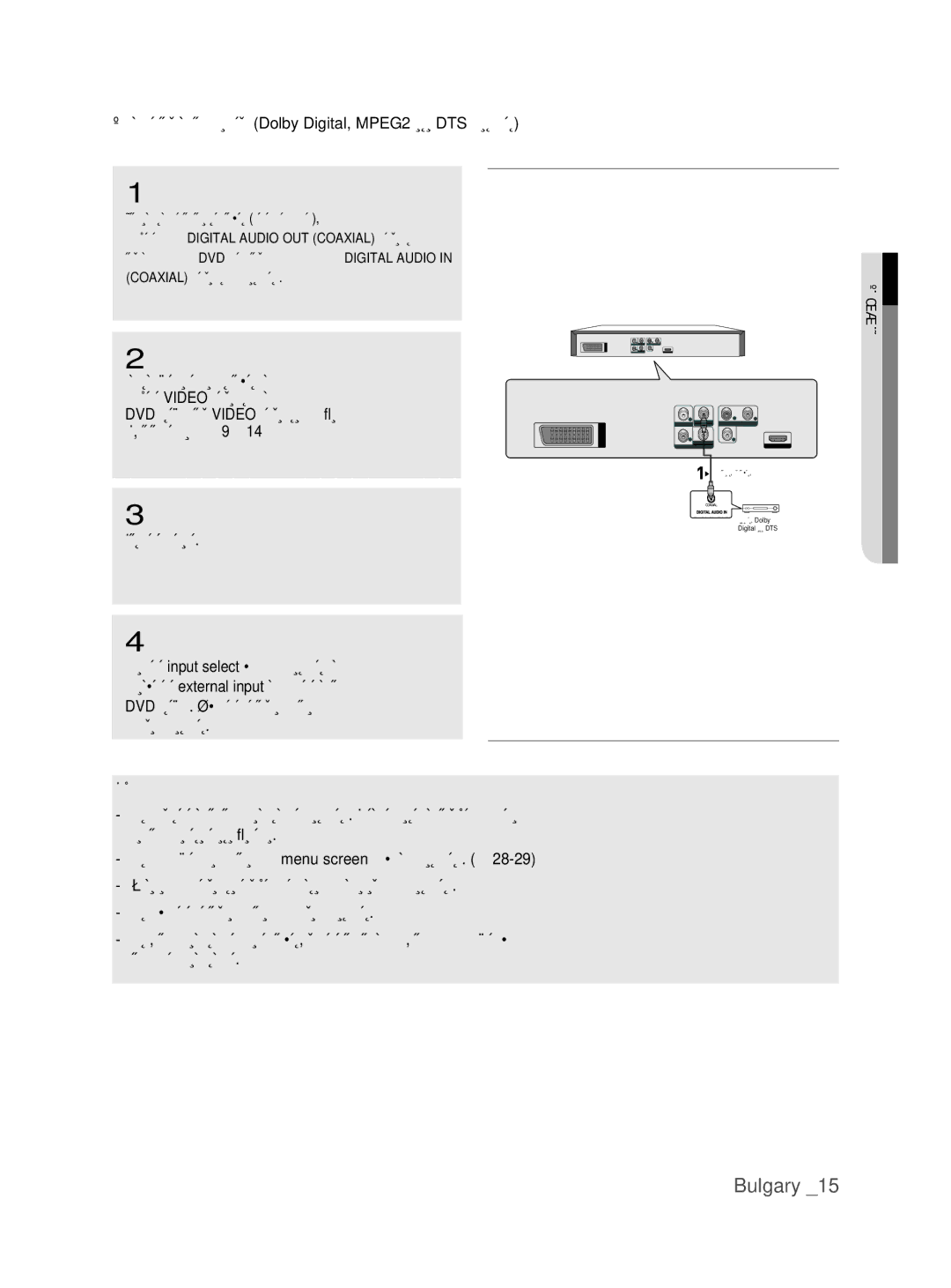 Samsung DVD-1080P9/EDC manual Çíî˛˜Âúâ Ûâ‰Ëúâ, Äíó Ëáôóîá‚‡Úâ Íó‡Íòë‡Îâì Í‡·Âî Ìâ Â Ôâ‰Óòú‡‚Âì 