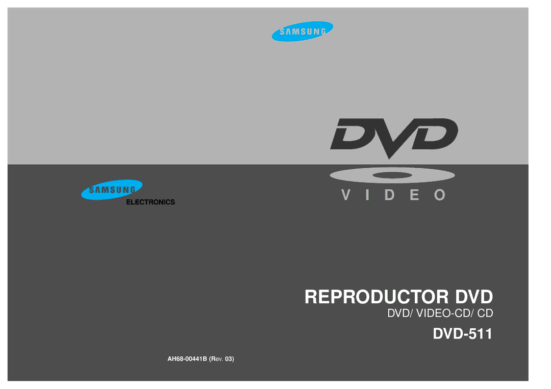 Samsung DVD-511A/XEC manual Reproductor DVD 