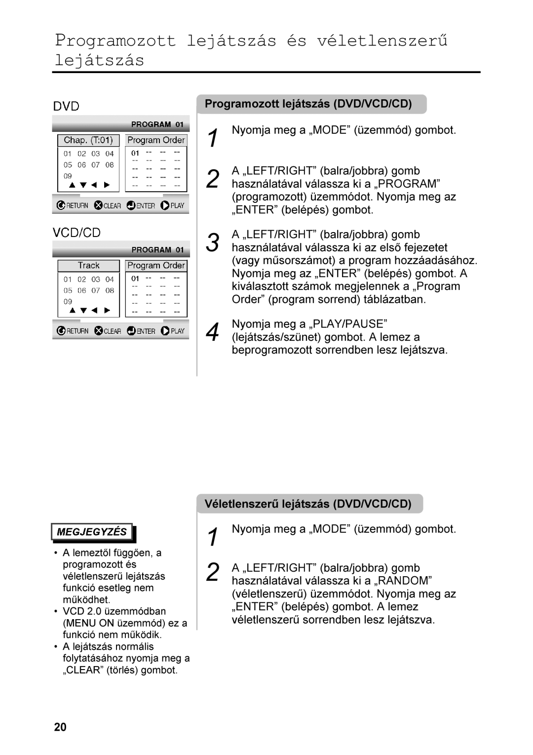 Samsung DVD-511/XEH manual Jrpe, 3URJUDPRRWWOHMiWViVpVYpOHWOHQVHU, 9pOHWOHQVHU $1\RPMDPHJOHMiWViVDƒ02 EDOU9¥ÅHPPyGJRPERW9 