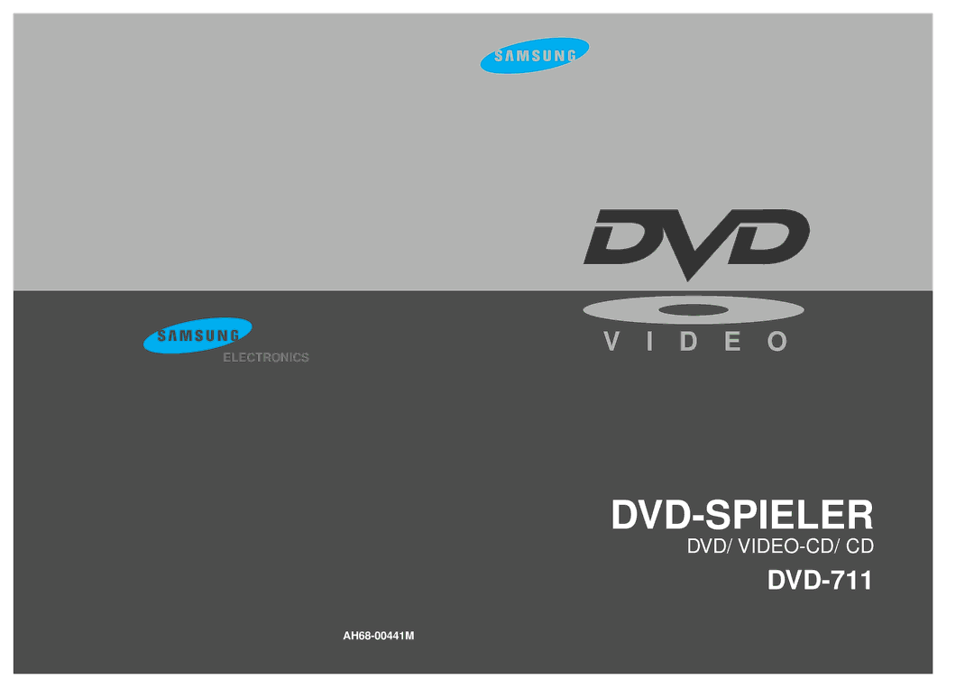 Samsung DVD-711A/XEG manual Dvd-Spieler 