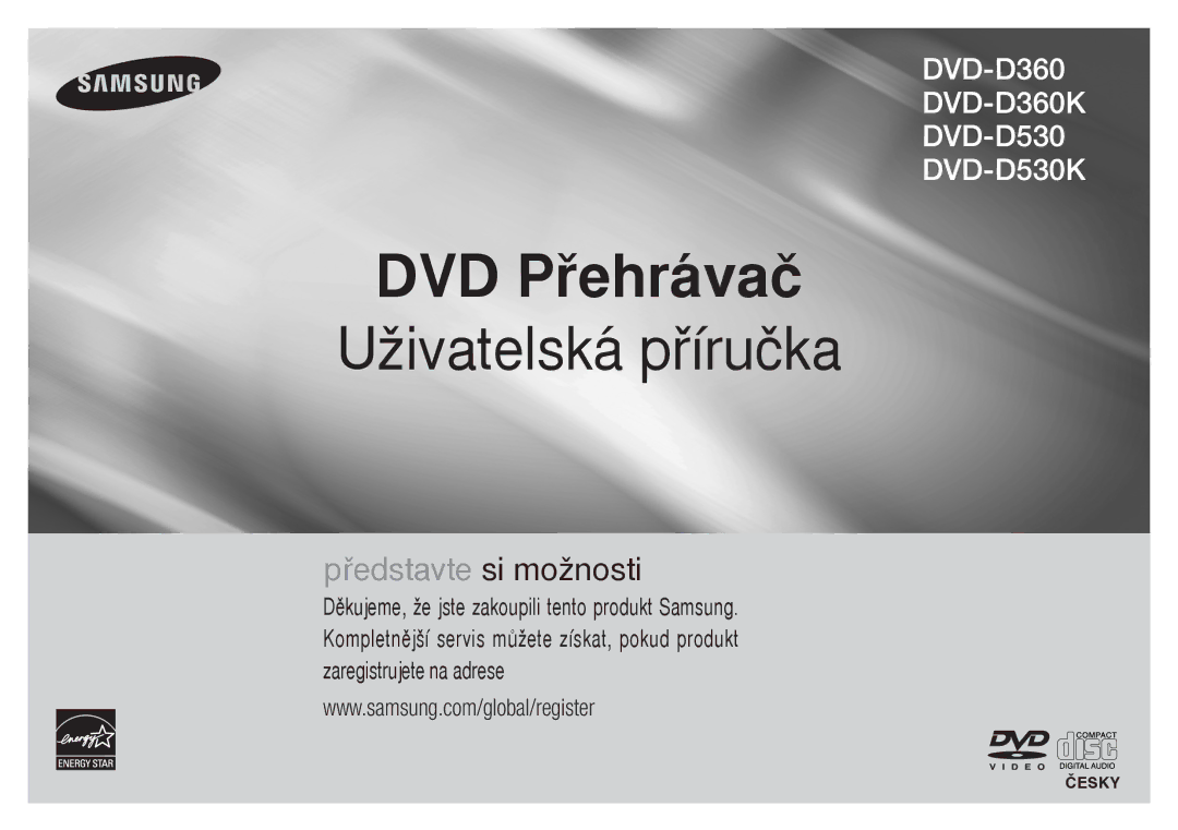 Samsung DVD-D360/XN, DVD-D530/EN, DVD-D530/XN, DVD-D360/EN, DVD-D530/ZV, DVD-D360/ZF, DVD-D530/ZF manual DVD Pehrávaã 