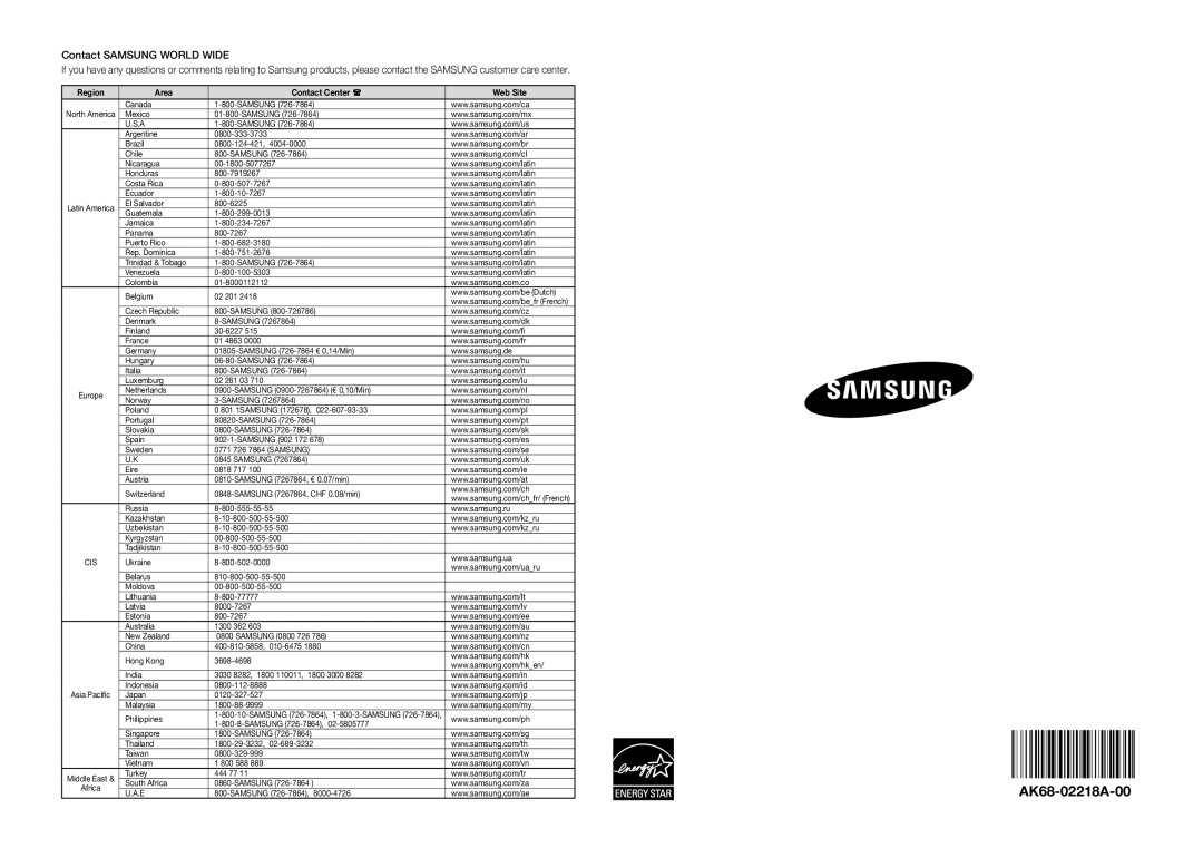 Samsung DVD-E360 user manual AK68-02218A-00 