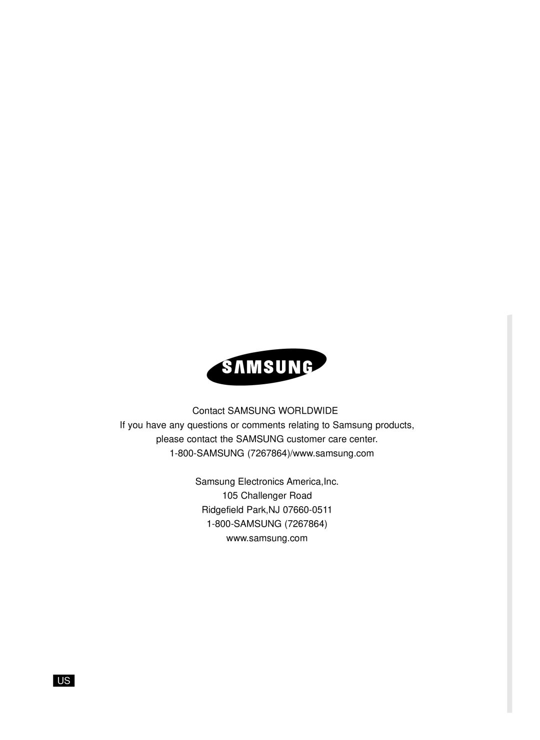 Samsung DVD-F1080, DVD-FP580 manual Contact Samsung Worldwide 