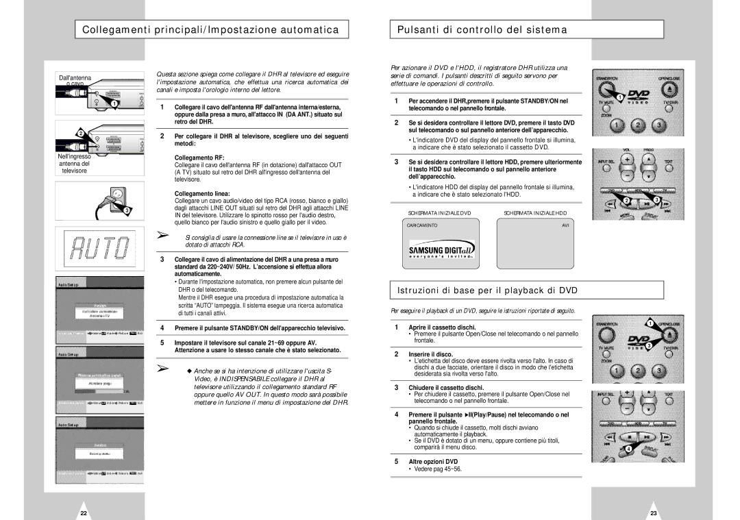 Samsung DVD-H40E/XET manual Anche se si ha intenzione di utilizzare luscita S 