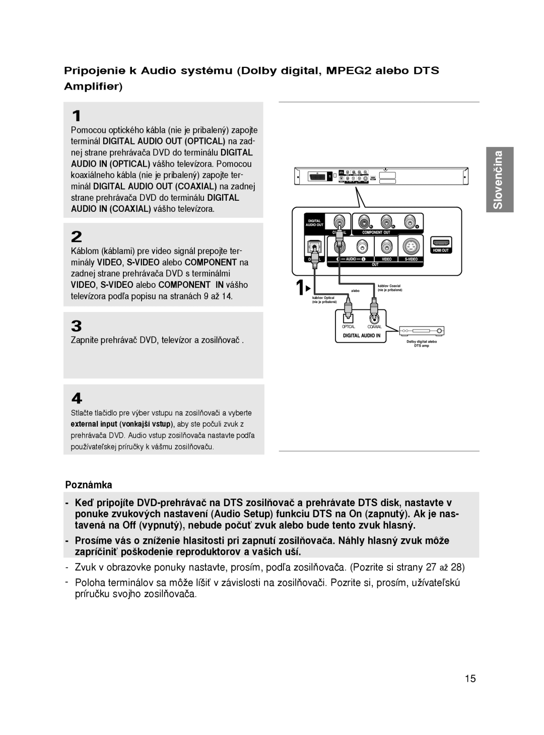 Samsung DVD-HD860/XEL, DVD-HD860/XEC, DVD-HD860/FOU, DVD-HD860/XEH manual Poznámka 