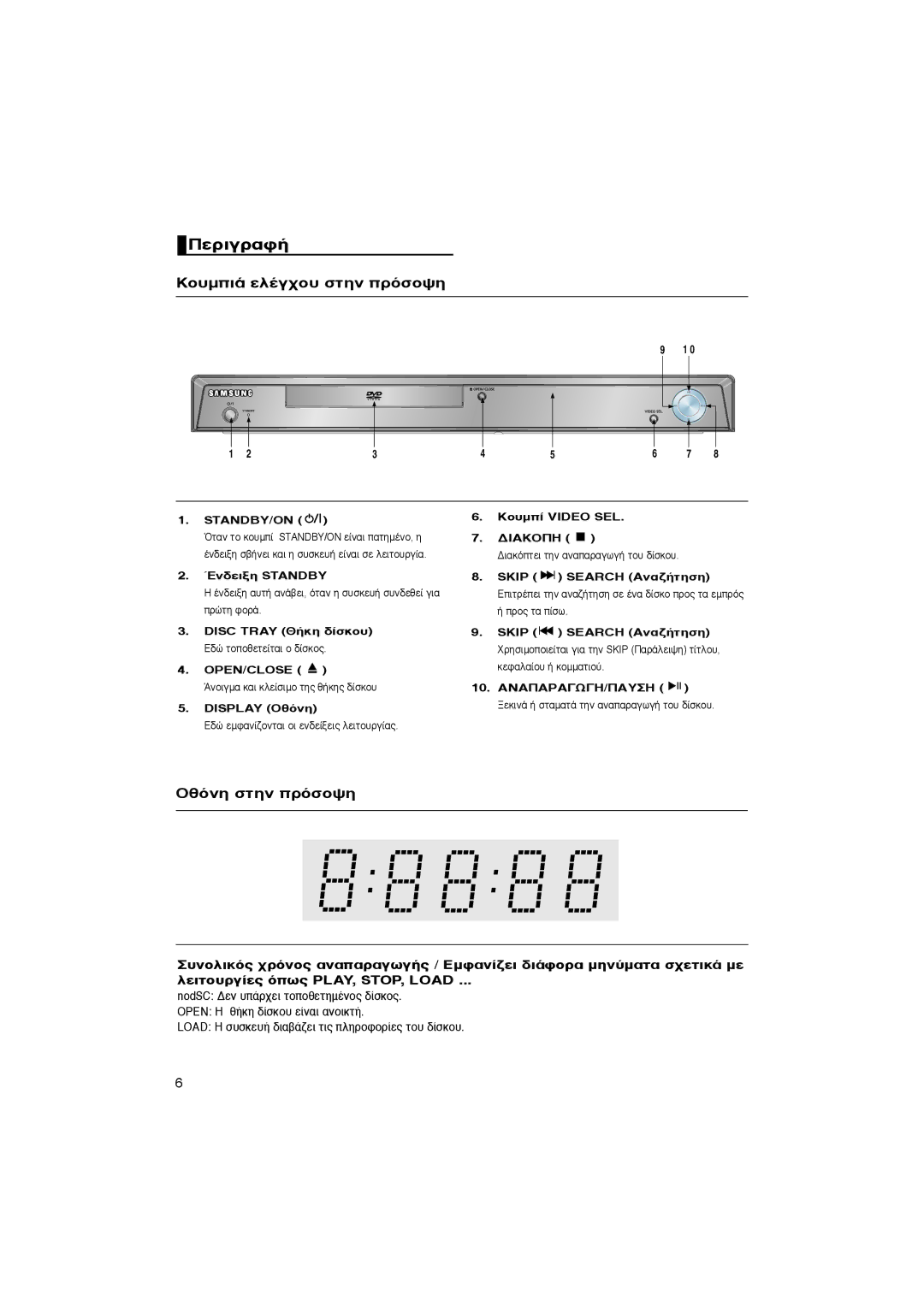 Samsung DVD-HD870/HAC, DVD-HD870/EUR, DVD-HD870/XEC, DVD-HD870/AND, DVD-HD870/UMG, DVD-HD870/XSG, DVD-HD870/AFR ŒÓ‰ÂÈÍË Standby 