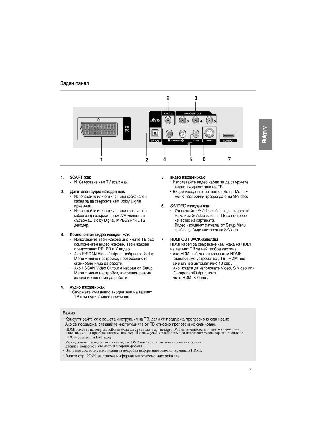 Samsung DVD-HD870/HAC, DVD-HD870/EUR, DVD-HD870/XEC, DVD-HD870/AND Scart Ê‡Í, Hdmi OUT JACK-ËÁÔÓÎÁ‚‡, ˜ÂÚÂ Hdmi Í‡·ÂÎ‡ ‡ÊÌÓ 