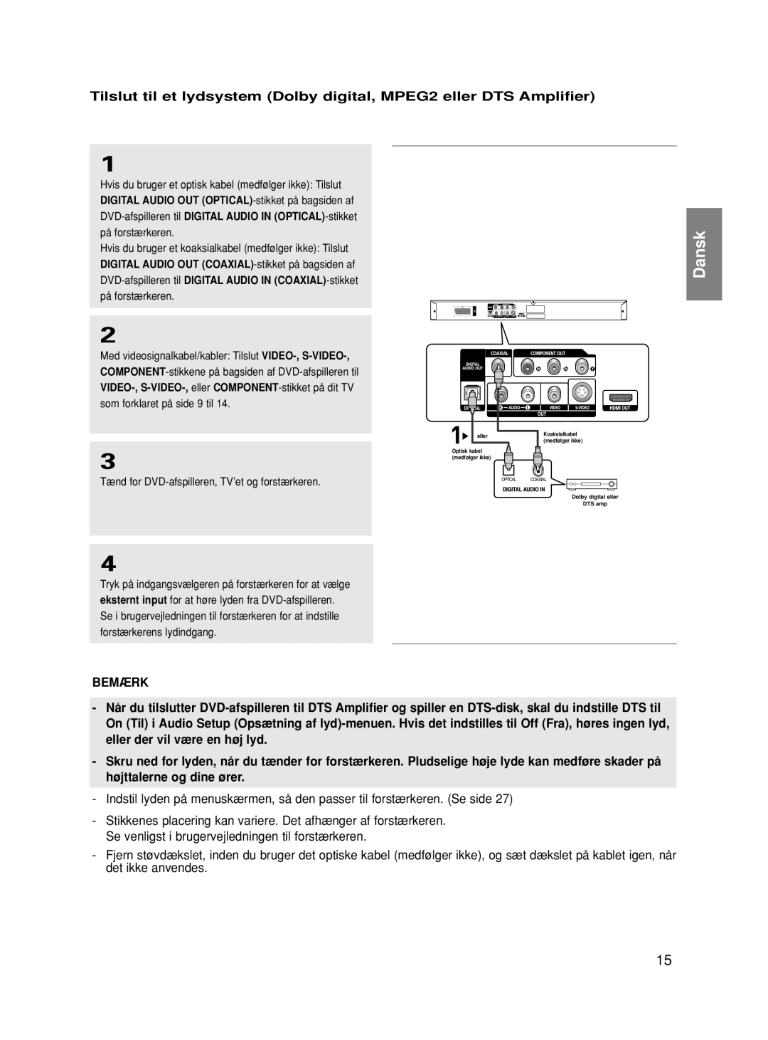 Samsung DVD-HD870/XEE manual Eller 