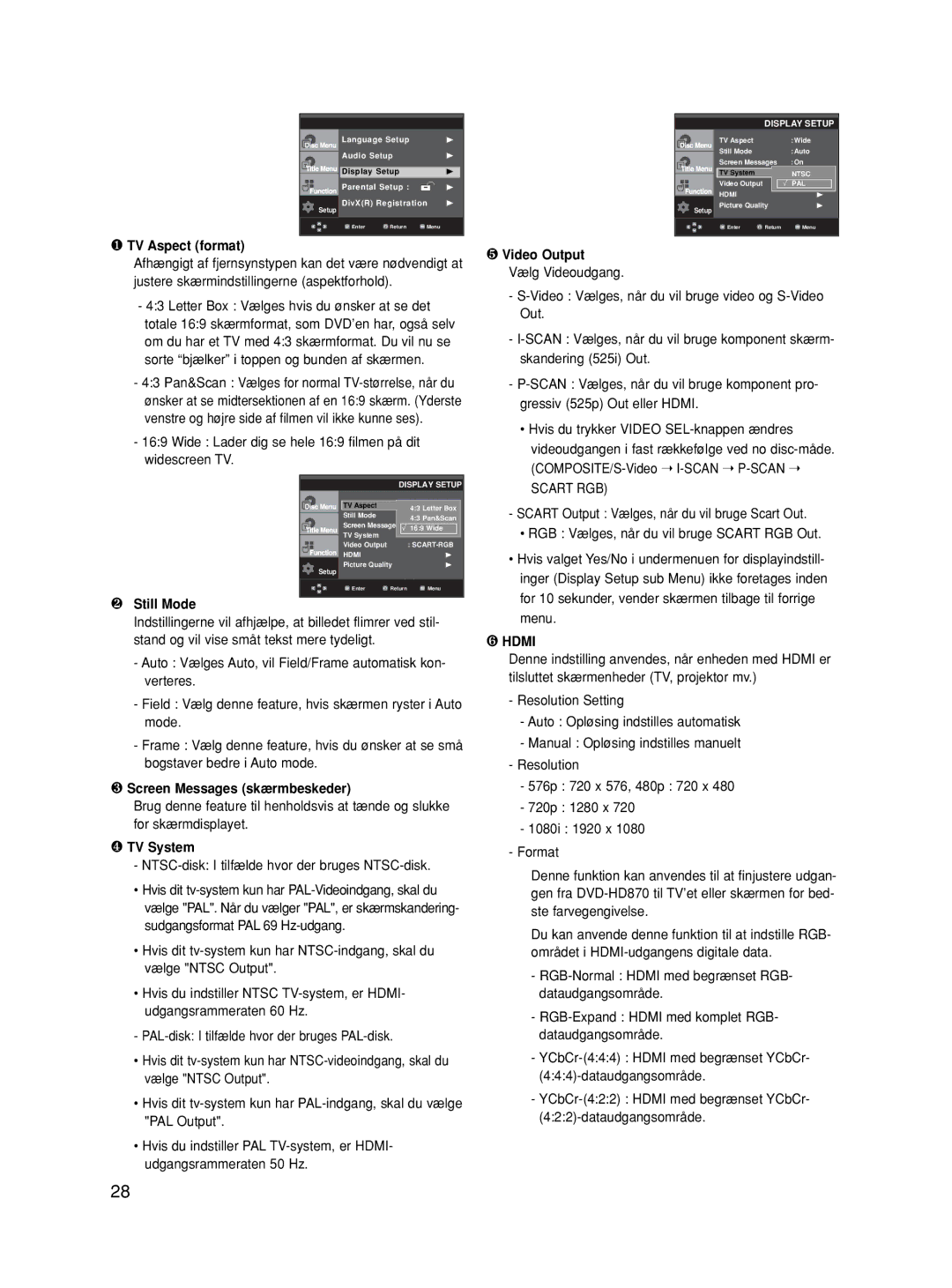 Samsung DVD-HD870/XEE manual ❻ Hdmi 