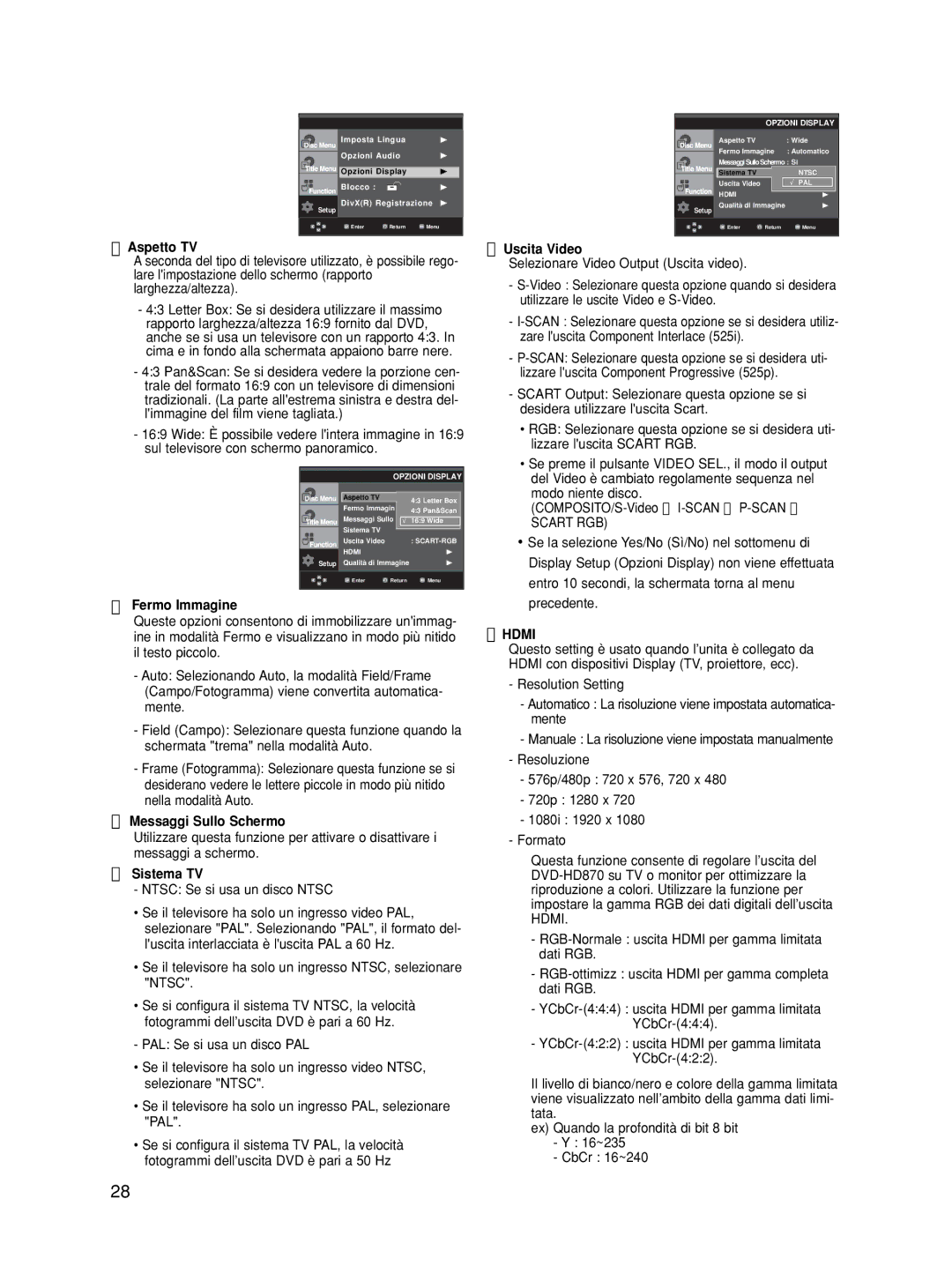 Samsung DVD-HD870/XEF, DVD-HD870/XET manual ➏ Hdmi 