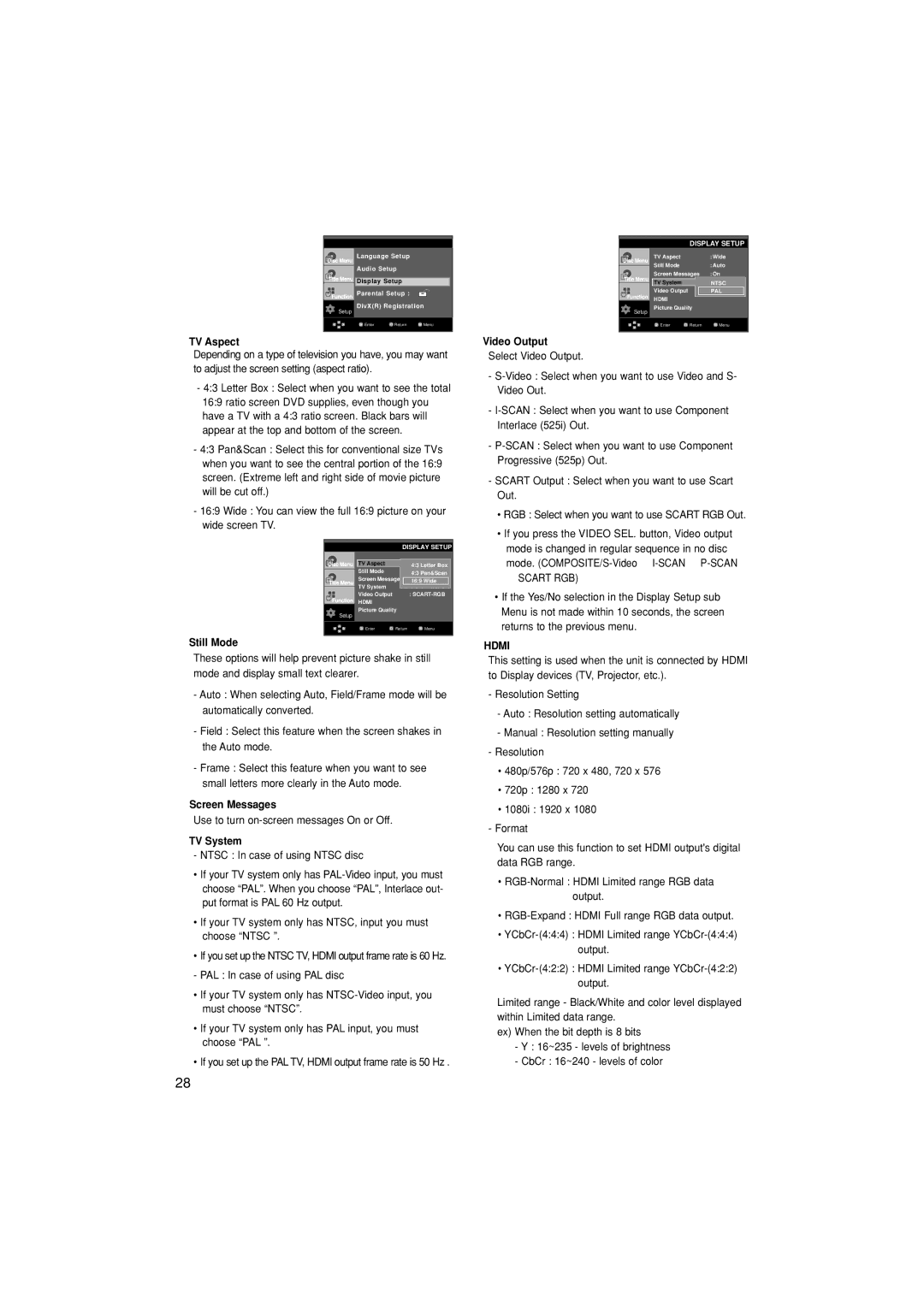 Samsung DVD-HD870/XEG, DVD-HD870/XEL manual ❻ Hdmi 