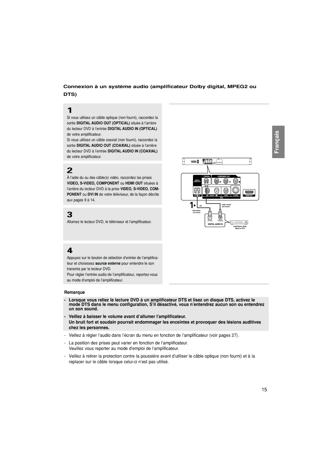 Samsung DVD-HD870/XEL, DVD-HD870/XEG manual Dts 