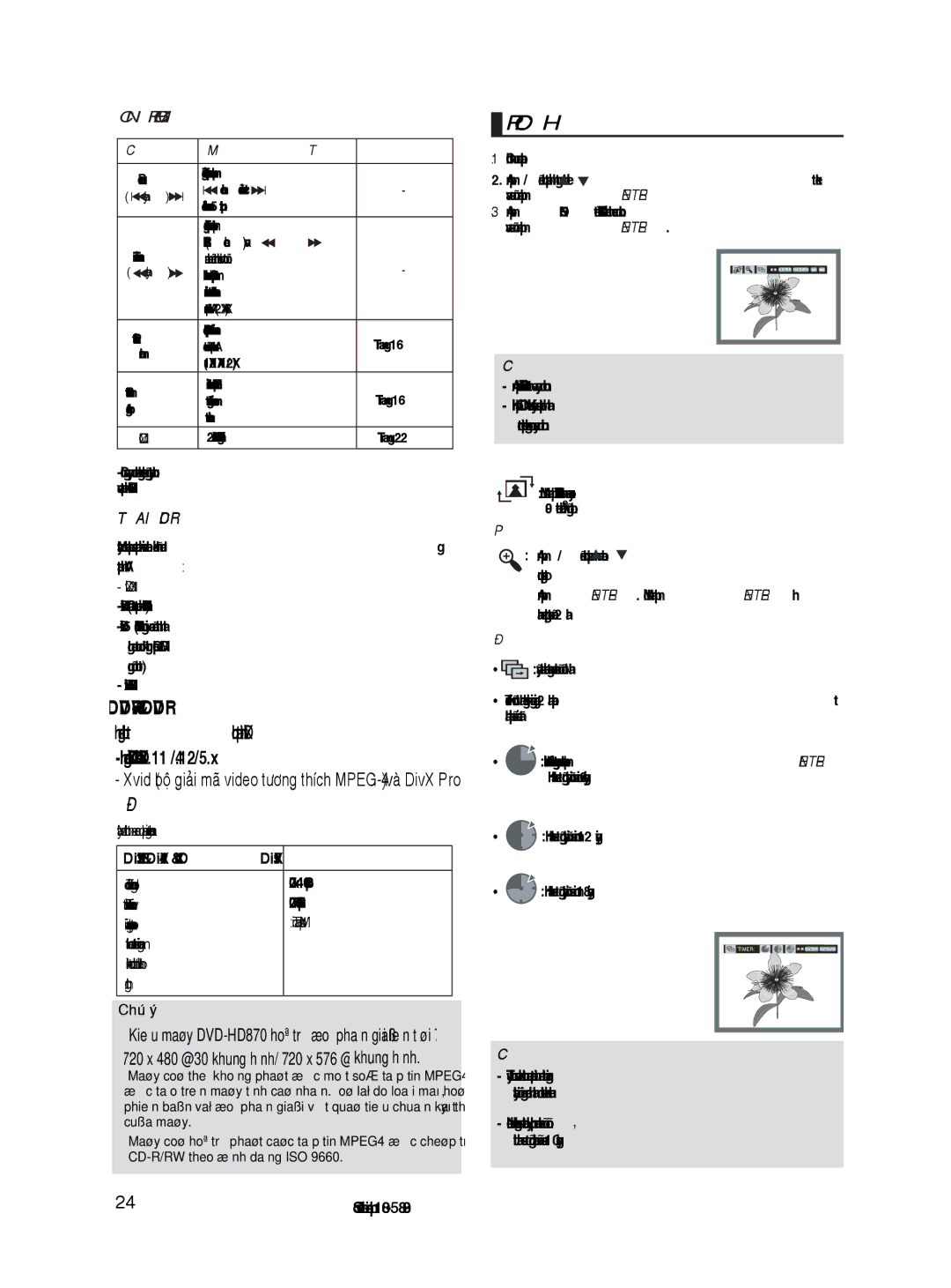 Samsung DVD-HD870/XSV manual CD Hình 