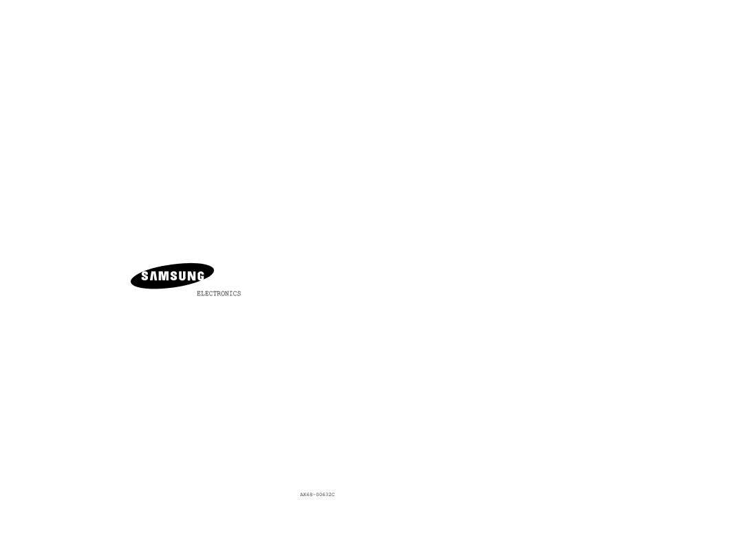 Samsung DVD-HD950/XEE manual AK68-00632C 