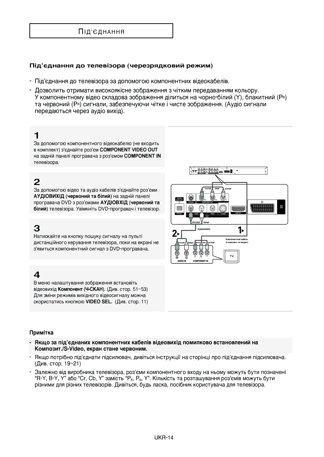 Samsung DVD-HD950/XEV manual ¥‰’π‰Ì‡ÌÌﬂ ‰Ó ÚÂÎÂ‚¥ÁÓ‡ ˜ÂÂÁﬂ‰ÍÓ‚ËÈ ÂÊËÏ, ÏÂÌ˛ Ì‡Î‡¯ÚÛ‚‡ÌÌﬂ ÁÓ·‡ÊÂÌÌﬂ ‚ÒÚ‡ÌÓ‚¥Ú¸ 