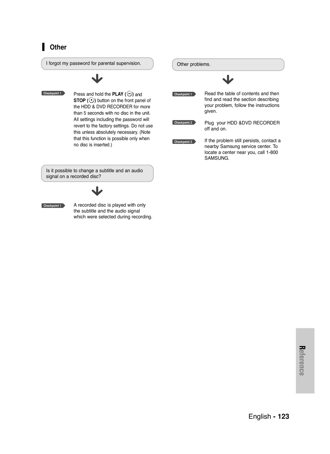 Samsung DVD-HR720 instruction manual Other, Stop 