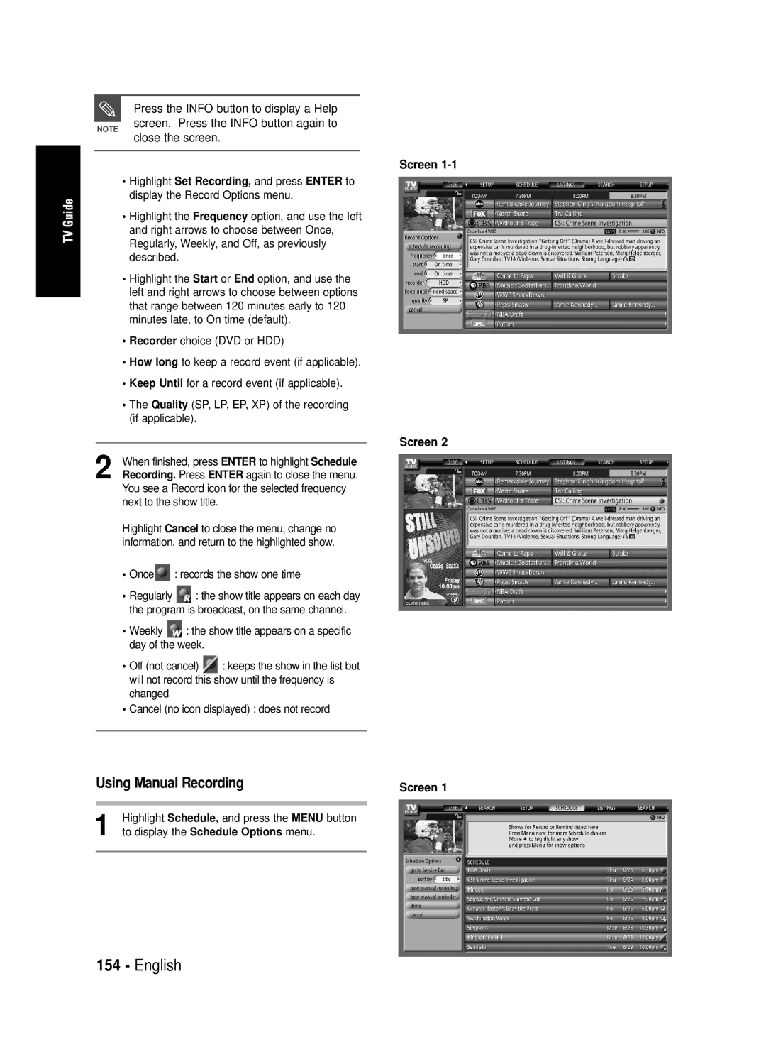 Samsung DVD-HR720 instruction manual Using Manual Recording 