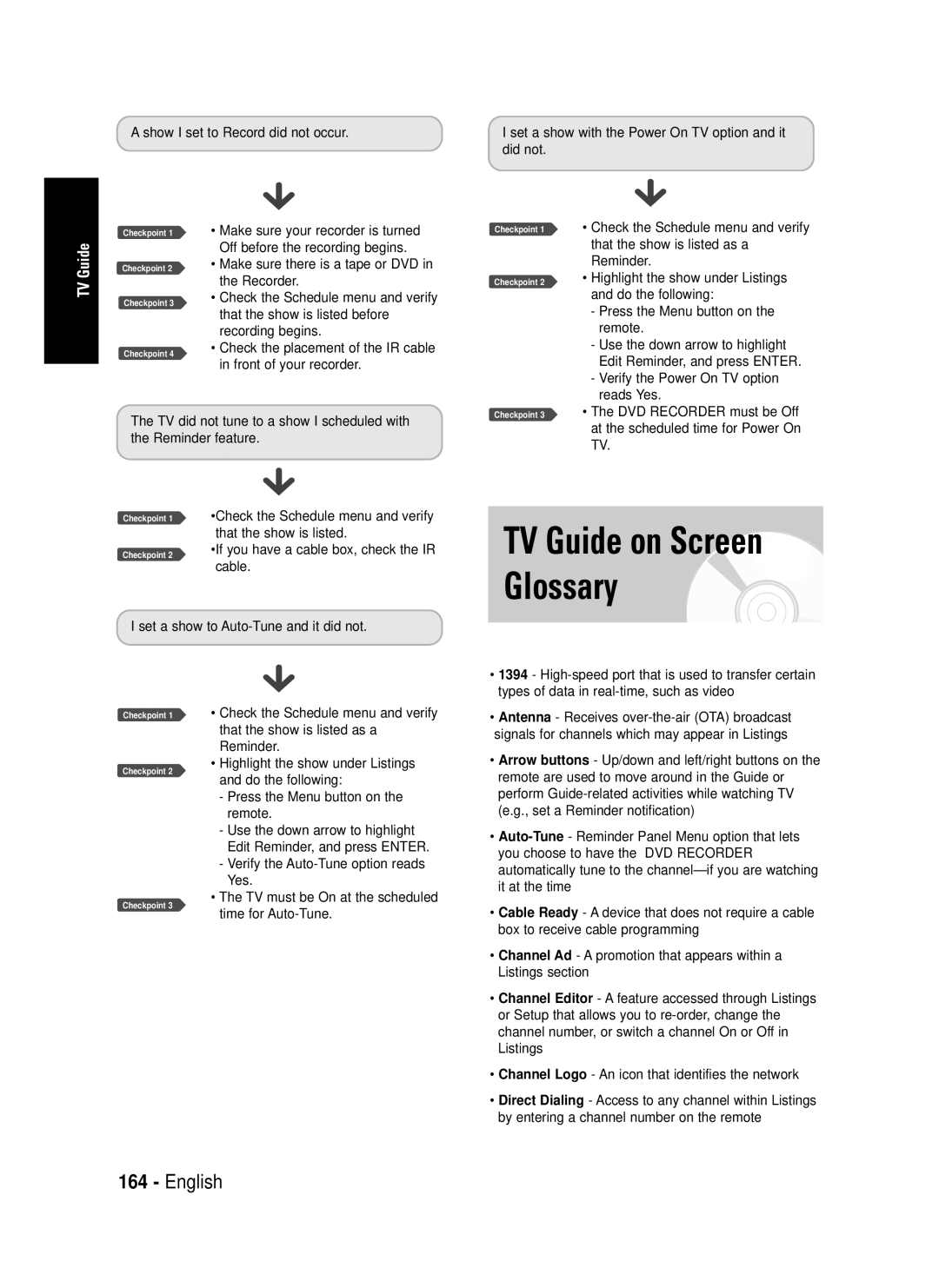 Samsung DVD-HR720 Check the Schedule menu and verify, That the show is listed as a, Reminder, Do the following, Remote 