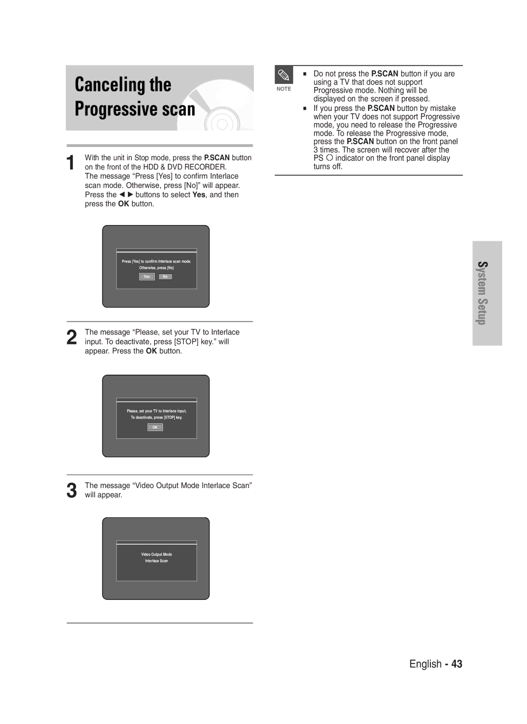 Samsung DVD-HR720/XEF, DVD-HR720P manual Canceling 