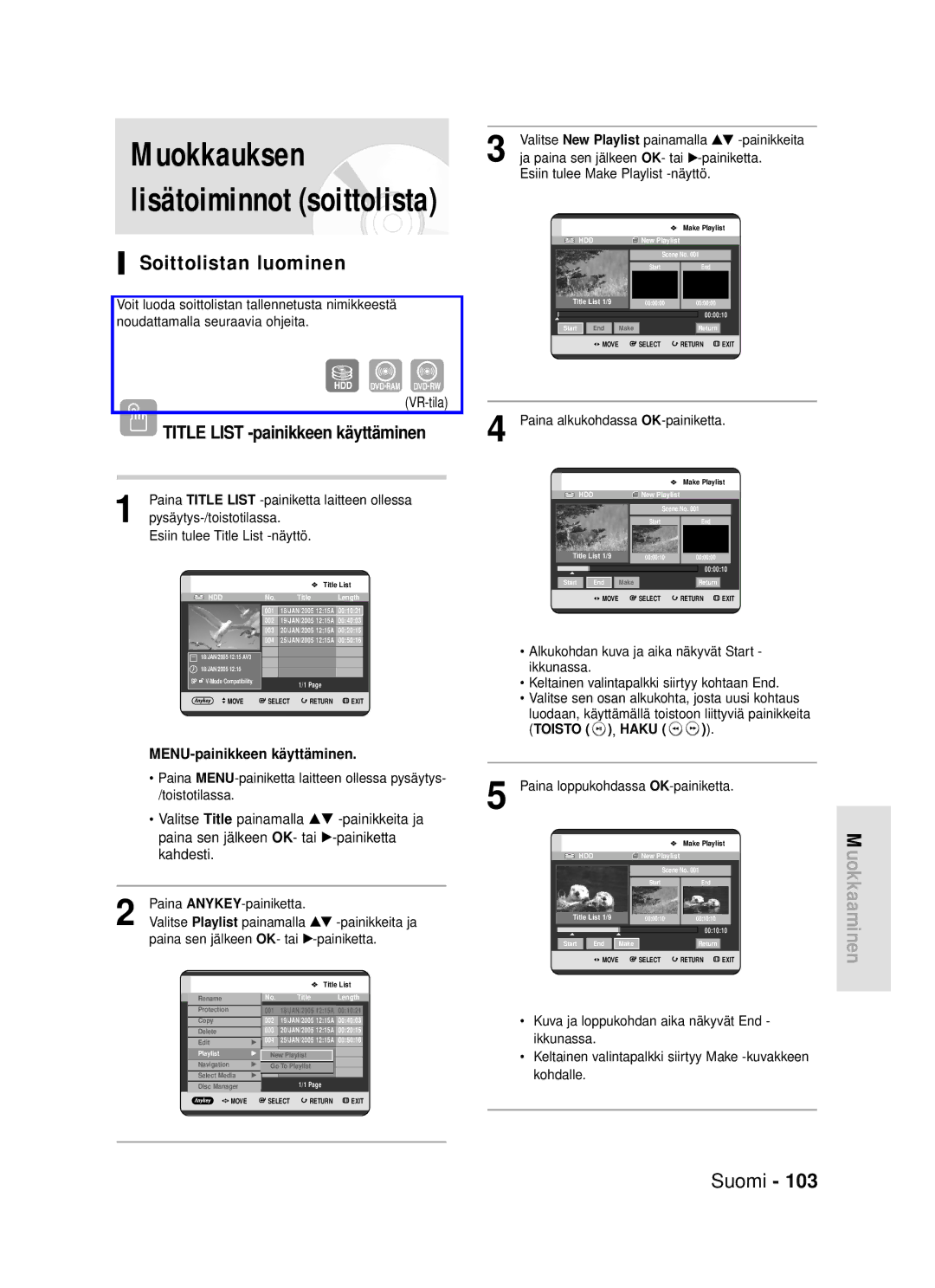 Samsung DVD-HR720/XEE manual Kahdesti 