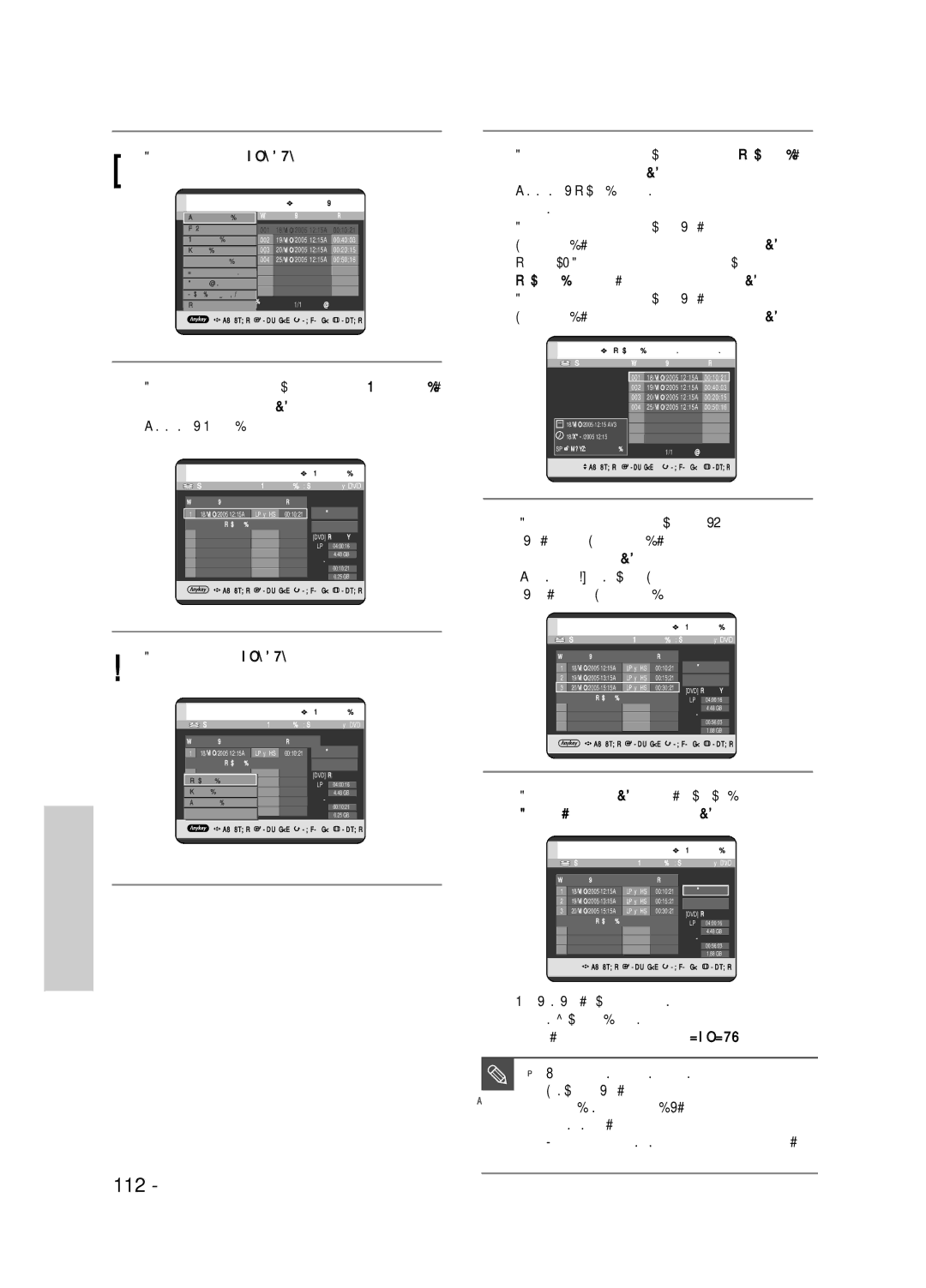 Samsung DVD-HR720/XEV manual 112 êÛÒÒÍËÈ, Öòîë ‚ Òôëòíâ ‰Îﬂ ÍÓÔËÓ‚‡ÌËﬂ ÒÓ‰ÂÊËÚÒﬂ, ÍÓÔËÓ‚‡ÌËÂ, Ì‡ÊÏËÚÂ Íìóôíû Cancel 