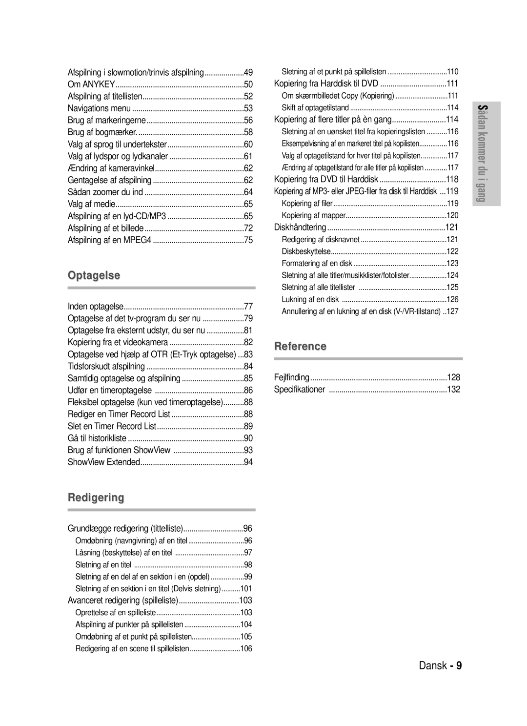 Samsung DVD-HR725/XEE manual 101, 103, 105, 106 