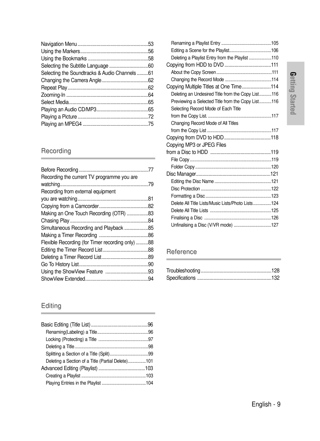 Samsung DVD-HR725/EUR, DVD-HR725/XEH manual Recording the current TV programme you are, Selecting Record Mode of Each Title 