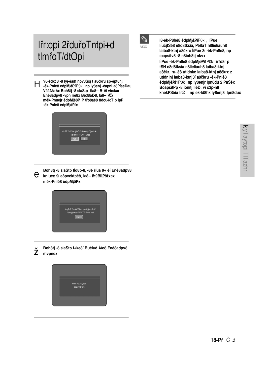 Samsung DVD-HR725/EUR, DVD-HR725/XEH manual Vykreslování 