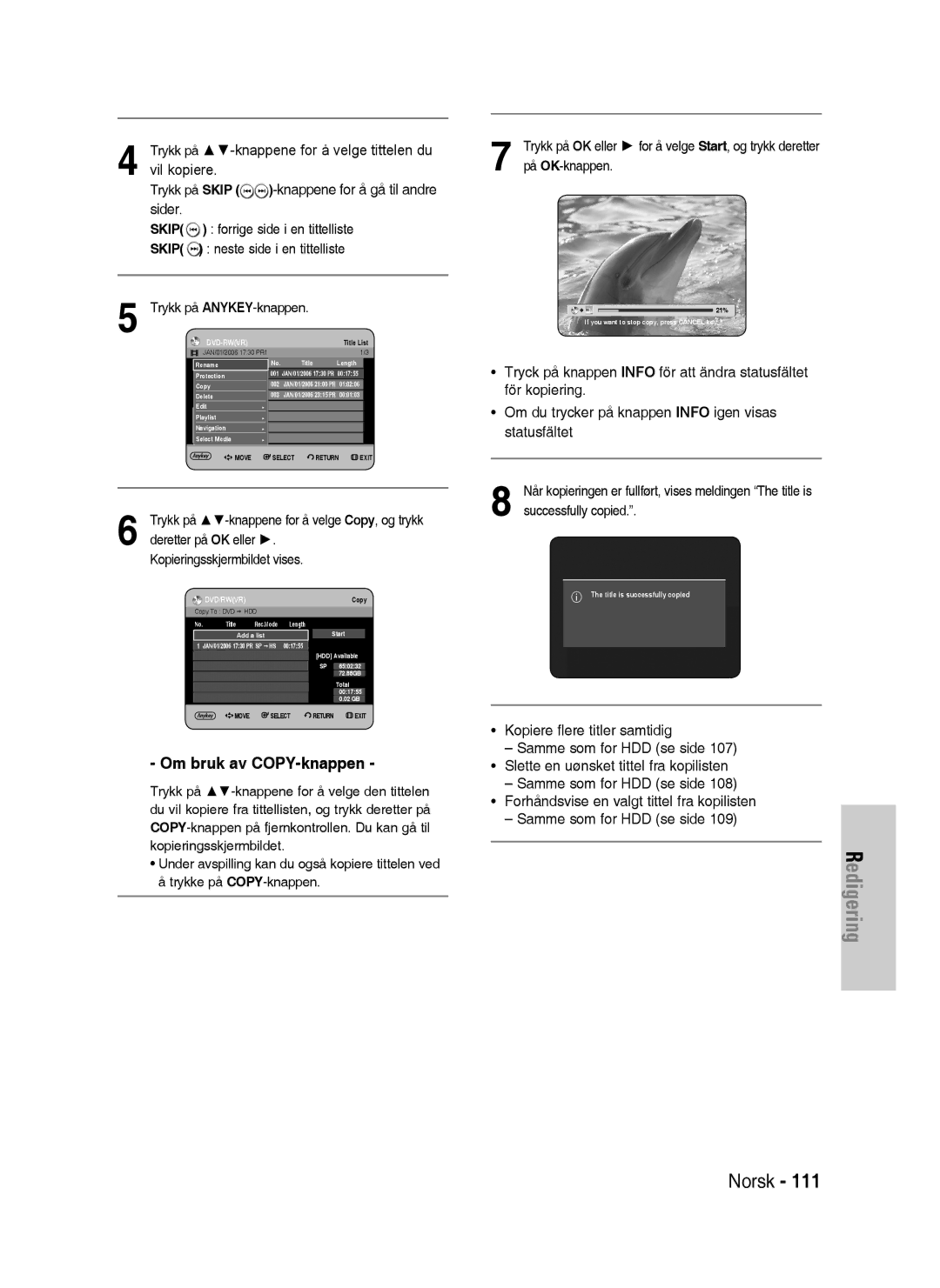 Samsung DVD-HR730/XEE manual Dvd/Rwvr 