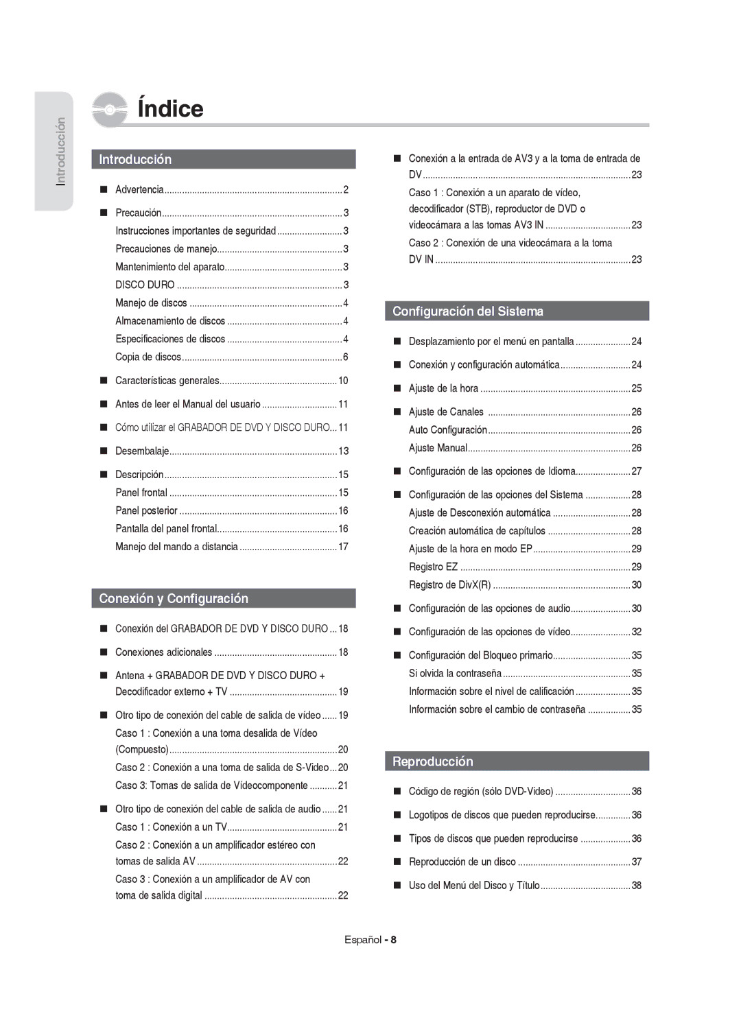 Samsung DVD-HR750/XEC, DVD-HR750/EUR manual  Antena + Grabador DE DVD Y Disco Duro +, Conexión a un amplificador de AV con 