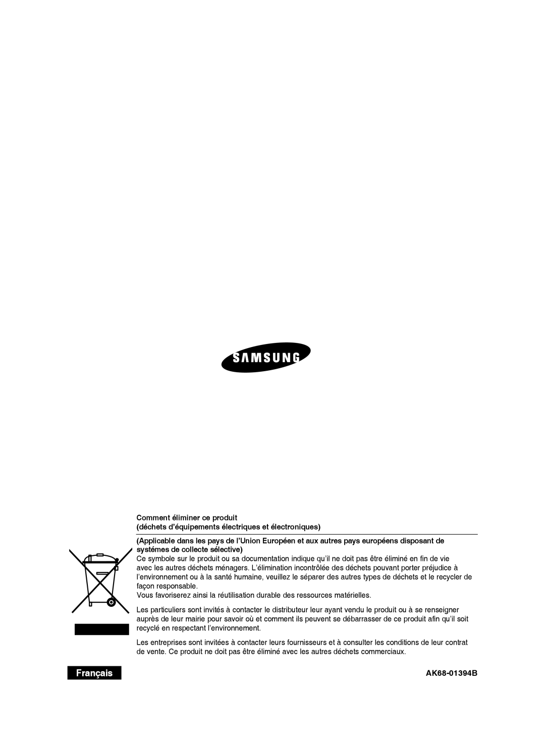 Samsung DVD-HR757/XEF manual Français 