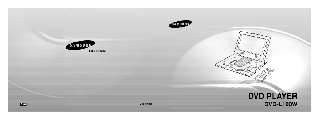 Samsung DVD-L100W manual DVD Player 