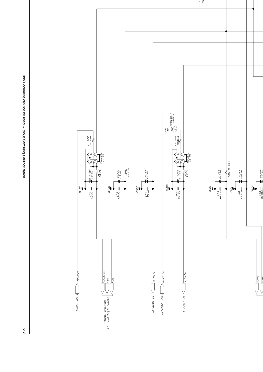 Samsung DVD-L200W service manual Power Main a PCB 