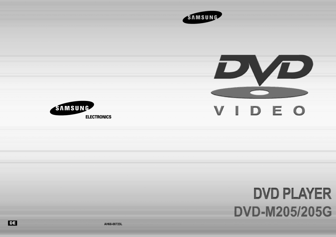 Samsung DVD-M205/XEG manual AH68-00723L 