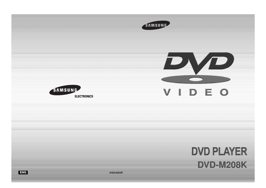 Samsung DVD-M208K manual 