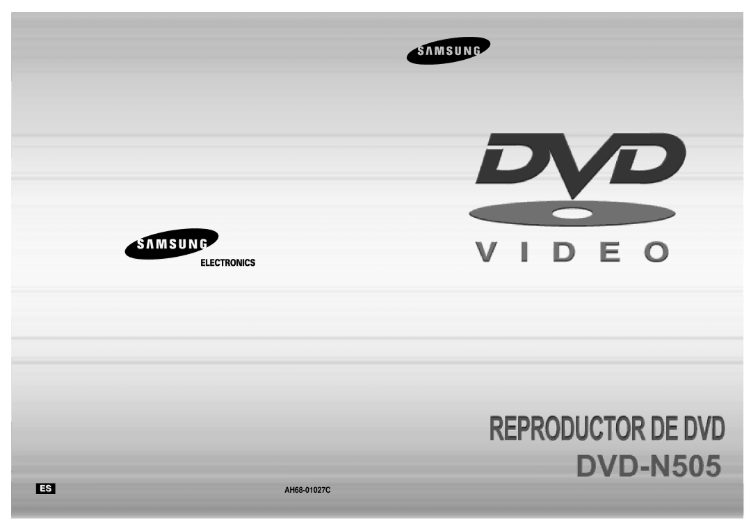 Samsung DVD-N505/XEC manual AH68-01027C 