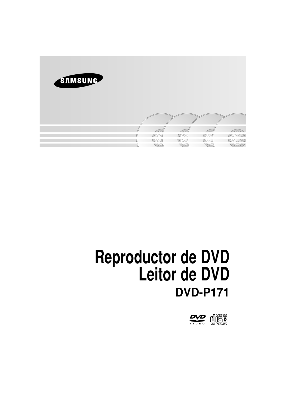 Samsung DVD-P171/XEC, DVD-P171/EUR, DVD-P171/AFR manual Reproductor de DVD Leitor de DVD 