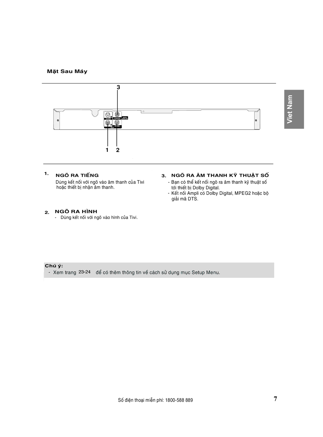 Samsung DVD-P180/XSV manual Sau, Tthanh 